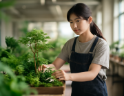 인천 경력단절 여성 가든플래너 직업교육 실습 장면