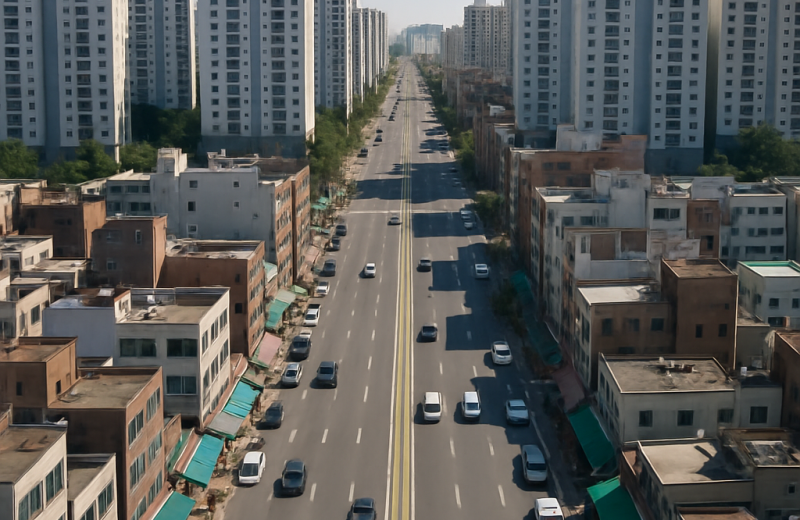 인천 서구 지구단위계획 대상 구역 일대 항공 전경