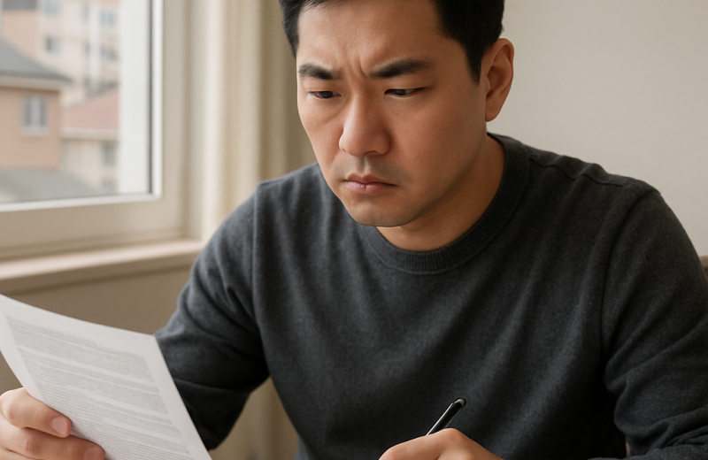 인천교통공사 전동차 운전면허 취득과정 서류를 검토하는 지원자