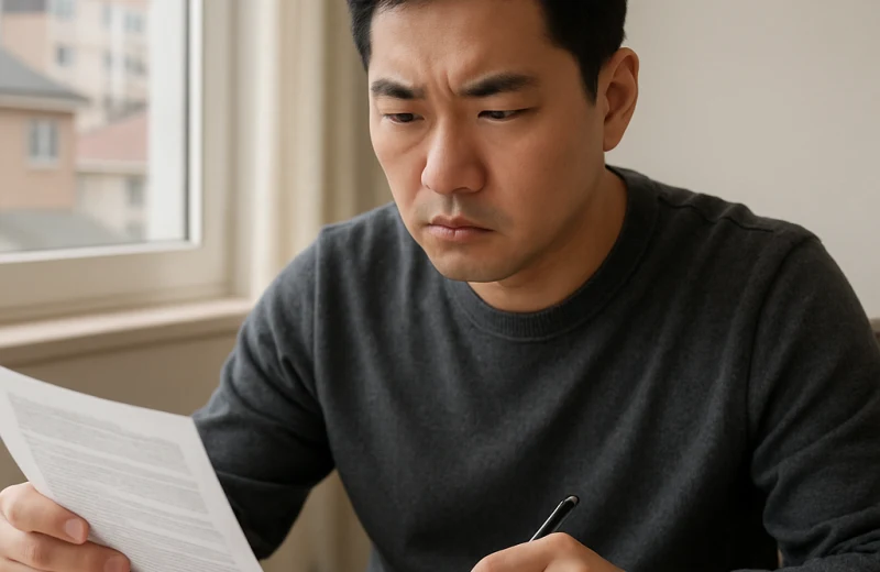 인천교통공사 전동차 운전면허 취득과정 서류를 검토하는 지원자