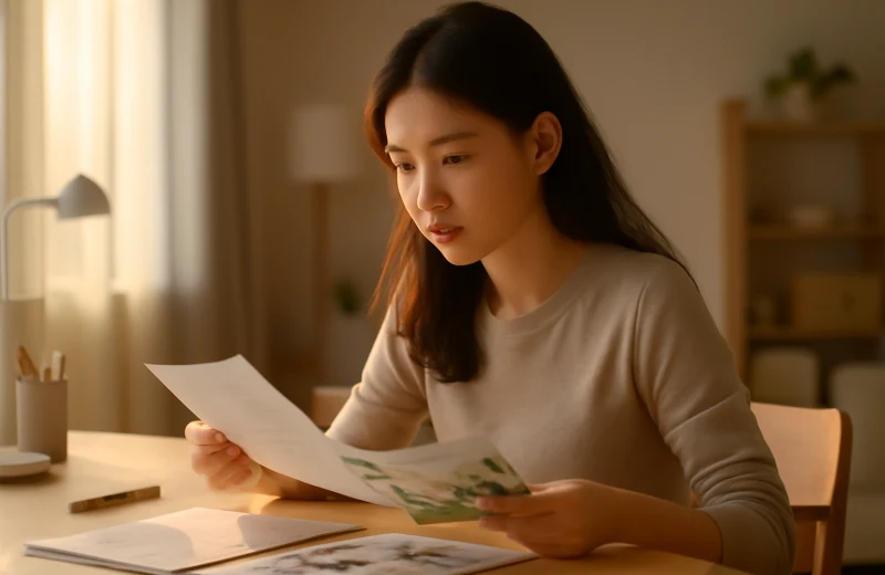 인천 남동구 구월동 학원가 정보를 검토하는 학부모 장면