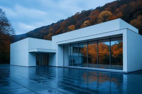 인천 남동구 소래산 자락 영훈뮤지엄 외관과 주변 자연 풍경