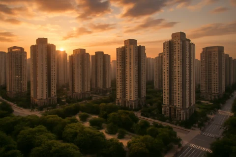 인천 신도시 전경 검단 영종 구의회 출범 항공사진