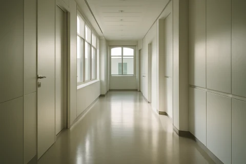 인천 연수구 공휴일 야간 병원 찾기 깔끔한 병원 복도 내부