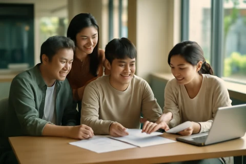 인천 장애인 특별공급 청약 서류 검토 장면