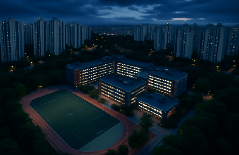 인천 특목고 자사고 입시 비교 학교 캠퍼스 항공뷰