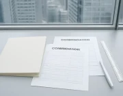 인천 부평구 굴포천역 보상조서 서류를 확인하는 책상