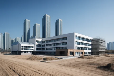 인천 송도 신설학교 예정 부지와 아파트 생활권 지도