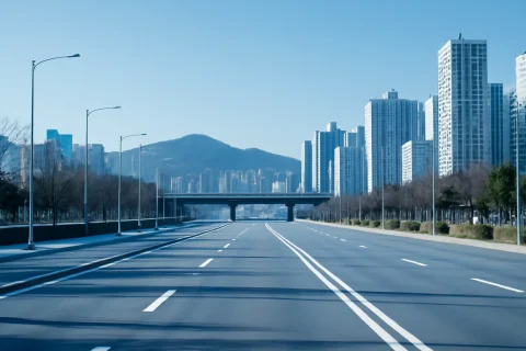 인천 남동구 호구포로 지하차도 예정 구간 도로 풍경
